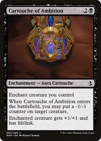 Cartouche of Ambition - Amonkhet - Magic: The Gathering card