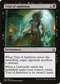 Trial of Ambition - Amonkhet - Magic: The Gathering card