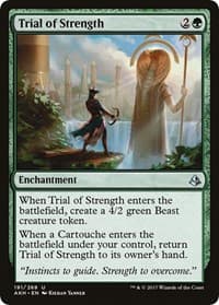 Trial of Strength - Amonkhet - Magic: The Gathering card