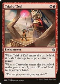 Trial of Zeal - Amonkhet - Magic: The Gathering card
