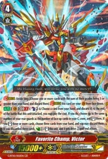 Favorite Champ, Victor - G-BT10: Raging Clash of the Blade Fangs - Cardfight Vanguard card