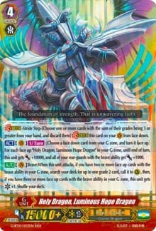 Holy Dragon, Luminous Hope Dragon - G-BT10: Raging Clash of the Blade Fangs - Cardfight Vanguard card