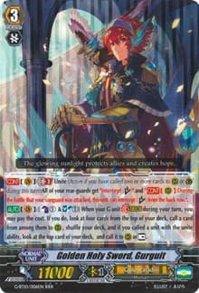 Golden Holy Sword, Gurguit - G-BT10: Raging Clash of the Blade Fangs - Cardfight Vanguard card