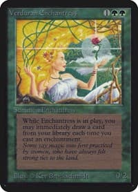 Verduran Enchantress - Alpha Edition - Magic: The Gathering card