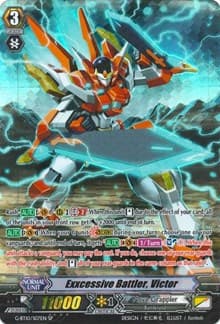 Exxcessive Battler, Victor (SP) - G-BT10: Raging Clash of the Blade Fangs - Cardfight Vanguard card