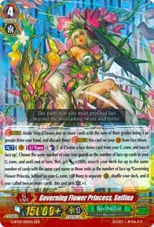 Governing Flower Princess, Selfina - G-BT10: Raging Clash of the Blade Fangs - Cardfight Vanguard card