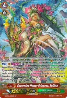 Governing Flower Princess, Selfina (SP) - G-BT10: Raging Clash of the Blade Fangs - Cardfight Vanguard card