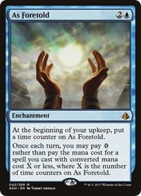 As Foretold - Amonkhet - Magic: The Gathering card