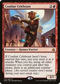Combat Celebrant - Amonkhet - Magic: The Gathering card