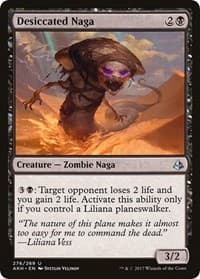 Desiccated Naga - Amonkhet - Magic: The Gathering card