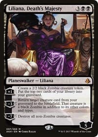 Liliana, Death's Majesty - Amonkhet - Magic: The Gathering card