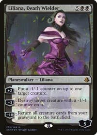 Liliana, Death Wielder - Amonkhet - Magic: The Gathering card