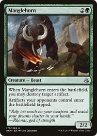 Manglehorn - Amonkhet - Magic: The Gathering card