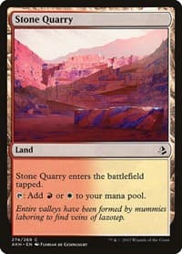 Stone Quarry - Amonkhet - Magic: The Gathering card