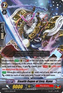 Stealth Rogue of Envy, Ikyuu - G-BT10: Raging Clash of the Blade Fangs - Cardfight Vanguard card