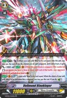 Vollmond Blaukluger - G-BT10: Raging Clash of the Blade Fangs - Cardfight Vanguard card