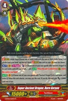 Super Ancient Dragon, Burn Geryon - G-BT10: Raging Clash of the Blade Fangs - Cardfight Vanguard card