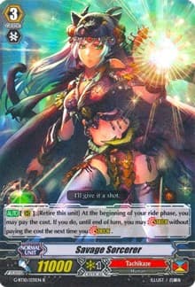 Savage Sorcerer - G-BT10: Raging Clash of the Blade Fangs - Cardfight Vanguard card