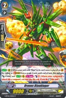 Uranus Blaukluger - G-BT10: Raging Clash of the Blade Fangs - Cardfight Vanguard card
