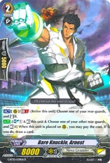 Bare Knuckle, Arnest - G-BT10: Raging Clash of the Blade Fangs - Cardfight Vanguard card