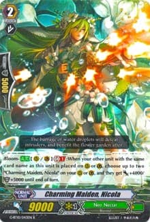 Charming Maiden, Nicola - G-BT10: Raging Clash of the Blade Fangs - Cardfight Vanguard card