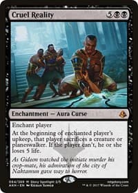Cruel Reality - Amonkhet - Magic: The Gathering card