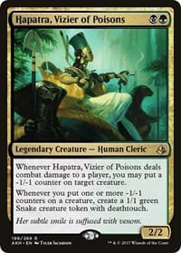 Hapatra, Vizier of Poisons - Amonkhet - Magic: The Gathering card