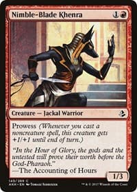 Nimble-Blade Khenra - Amonkhet - Magic: The Gathering card