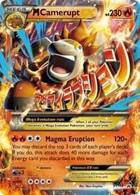 M Camerupt EX - XY198 - XY Promos - Pokemon card