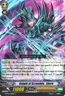 Knight of Scramble, Edern - G-BT10: Raging Clash of the Blade Fangs - Cardfight Vanguard card