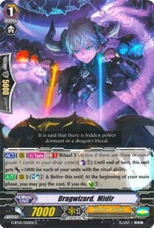 Dragwizard, Midir - G-BT10: Raging Clash of the Blade Fangs - Cardfight Vanguard card