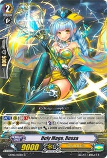 Holy Mage, Rossa - G-BT10: Raging Clash of the Blade Fangs - Cardfight Vanguard card