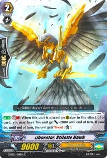 Liberator, Stiletto Hawk - G-BT10: Raging Clash of the Blade Fangs - Cardfight Vanguard card