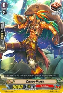 Savage Notice - G-BT10: Raging Clash of the Blade Fangs - Cardfight Vanguard card