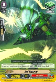 Aid Styraco - G-BT10: Raging Clash of the Blade Fangs - Cardfight Vanguard card