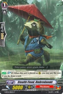 Stealth Fiend, Umbredanuki - G-BT10: Raging Clash of the Blade Fangs - Cardfight Vanguard card