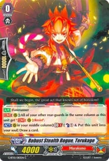 Robust Stealth Rogue, Terukage - G-BT10: Raging Clash of the Blade Fangs - Cardfight Vanguard card