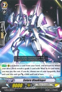 Saturn Blaukluger - G-BT10: Raging Clash of the Blade Fangs - Cardfight Vanguard card