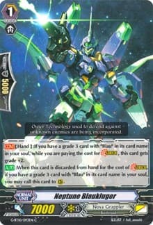 Neptune Blaukluger - G-BT10: Raging Clash of the Blade Fangs - Cardfight Vanguard card