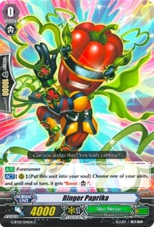Ringer Paprika - G-BT10: Raging Clash of the Blade Fangs - Cardfight Vanguard card