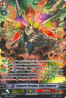 Emperor Dragon, Gaia Emperor (SP) - G-BT10: Raging Clash of the Blade Fangs - Cardfight Vanguard card