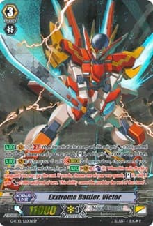 Exxtreme Battler, Victor (SP) - G-BT10: Raging Clash of the Blade Fangs - Cardfight Vanguard card