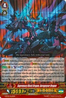 Supremacy Black Dragon, Aurageyser Dragon - G-BT10: Raging Clash of the Blade Fangs - Cardfight Vanguard card