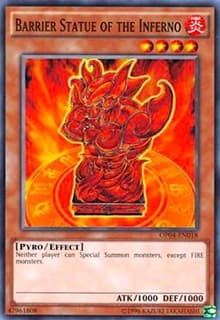 Barrier Statue of the Inferno - OTS Tournament Pack 4 - YuGiOh card
