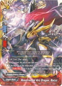 Resurrected Arc Dragon, Batzz (RRR) - X-SD01: Demon Lord Dragon of Tempest - Future Card BuddyFight card