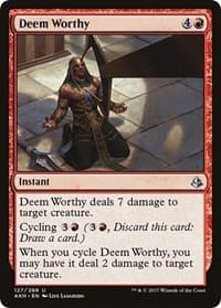 Deem Worthy - Amonkhet - Magic: The Gathering card