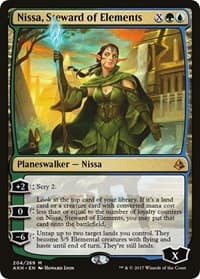Nissa, Steward of Elements - Amonkhet - Magic: The Gathering card