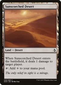 Sunscorched Desert - Amonkhet - Magic: The Gathering card