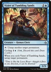 Vizier of Tumbling Sands - Amonkhet - Magic: The Gathering card