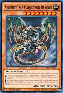 Ancient Gear Gadjiltron Dragon - Structure Deck: Machine Reactor - YuGiOh card